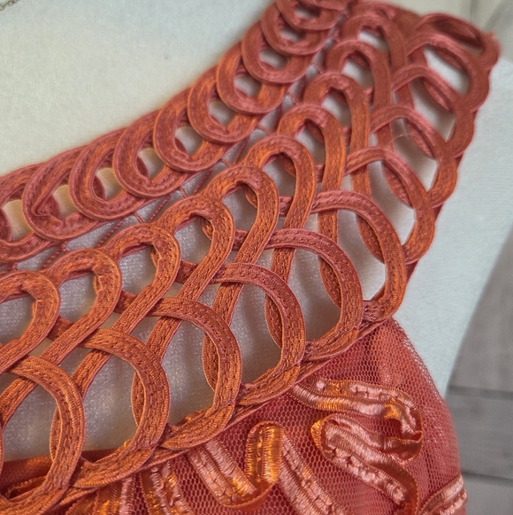 Jessica Howard Coral Embroidered Dress - Picture 4 of 9